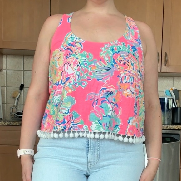 Lilly Pulitzer Pink Tank - Picture 2 of 5